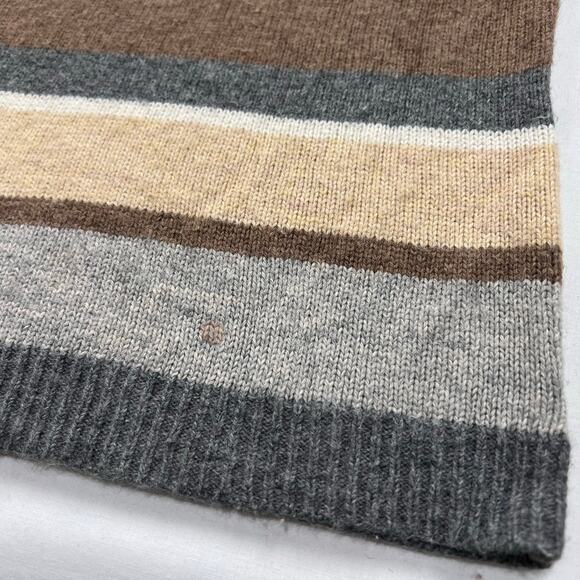 Talbots Vintage Angora blend Striped short sleeve sweater women’s size Medium - Picture 6 of 6